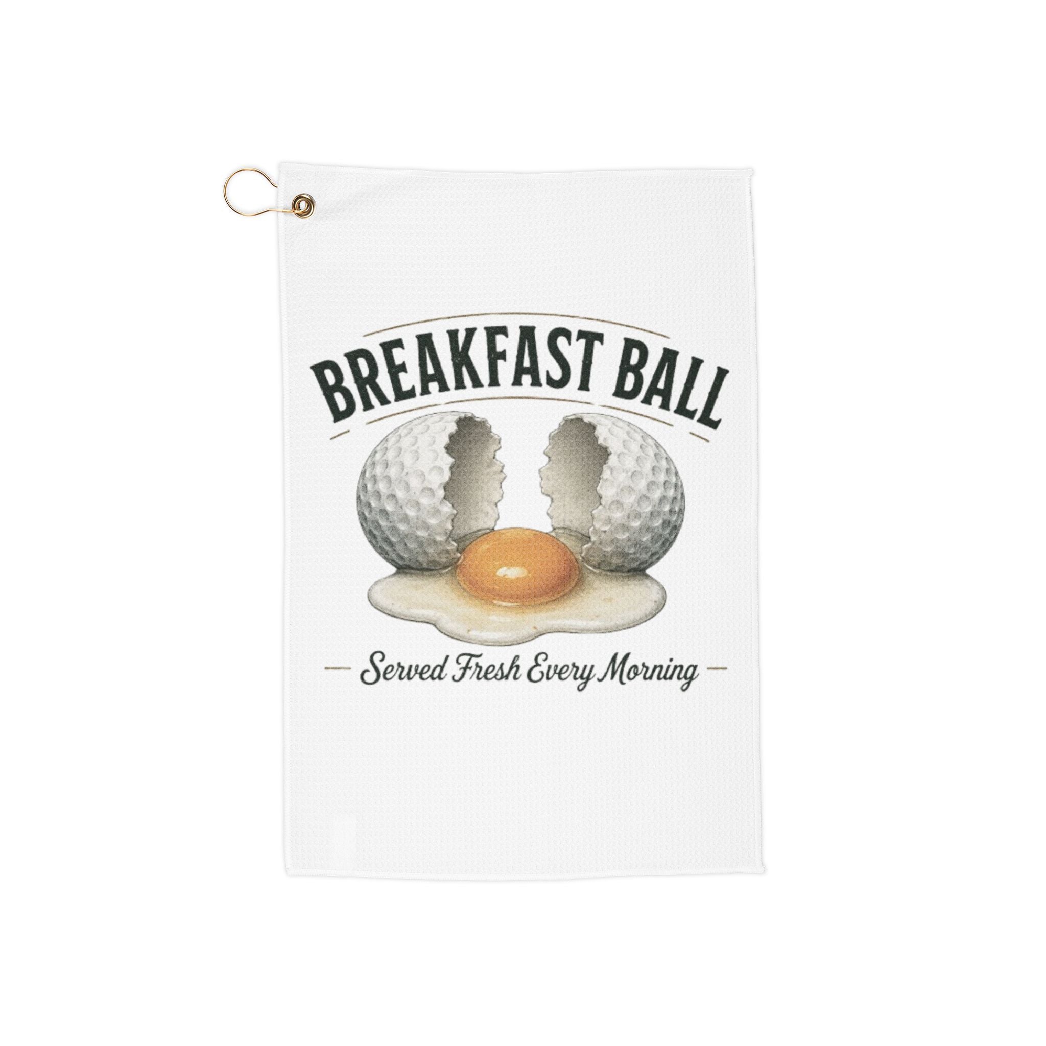Breakfast Ball Golf Towel